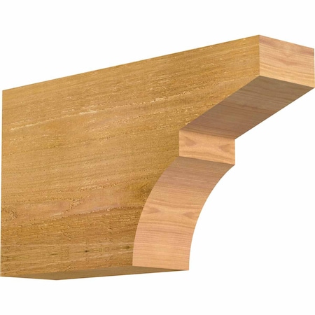 Ekena Millwork Monterey Rough Sawn Rafter Tail, Western Red Cedar, 4"W x 10"H x 18"L RFT04X10X18MON00RWR